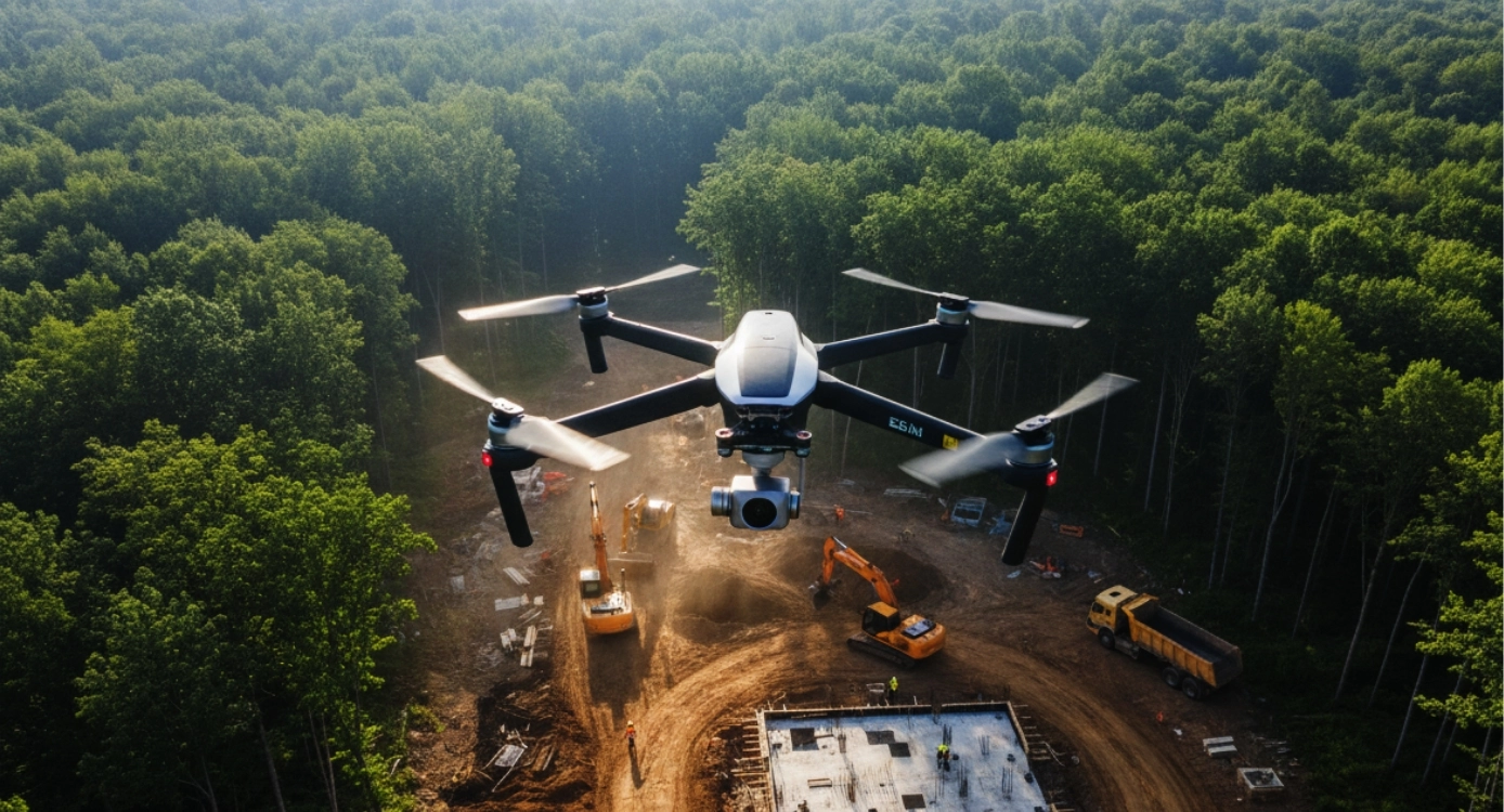 ドローン空撮・点検イメージ